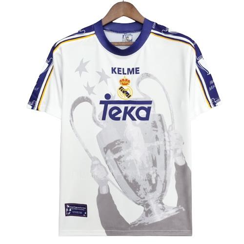 kelme camisola retrô real madrid 7º campeão edição comemorativa 1997-98