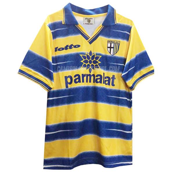 lotto camisola retrô parma calcio equipamento suplente 1998-1999