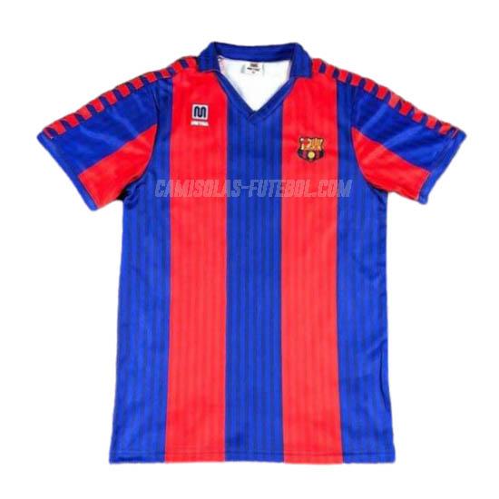meyba camisola retrô barcelona equipamento principal 1991-92