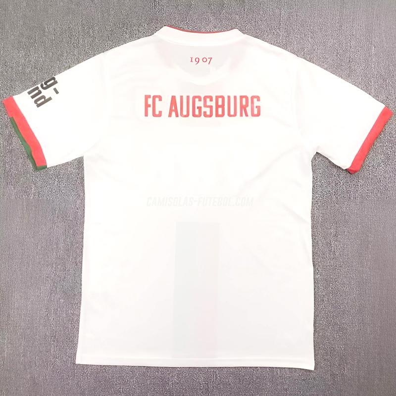 mizuno camisola augsburg equipamento principal 2023-24 