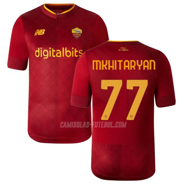 new balance camisola as roma mkhitaryan equipamento principal 2022-23