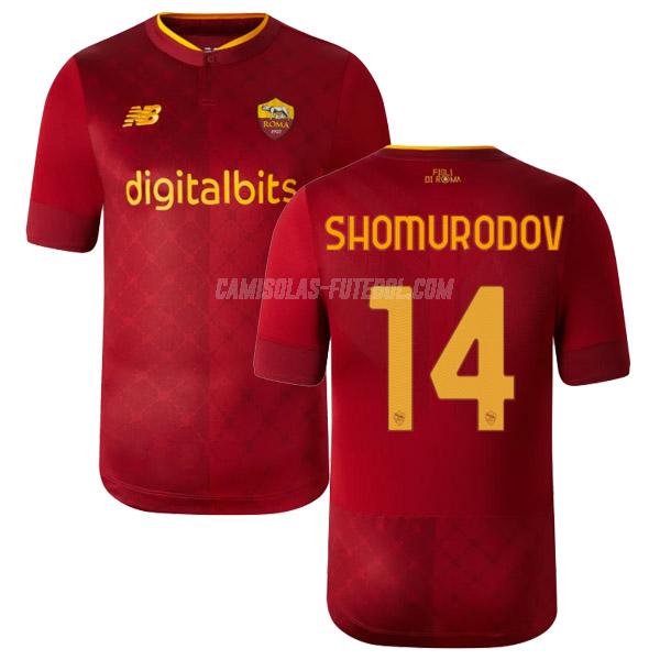 new balance camisola as roma shomurodov equipamento principal 2022-23