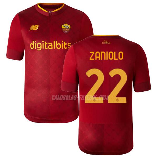 new balance camisola as roma zaniolo equipamento principal 2022-23