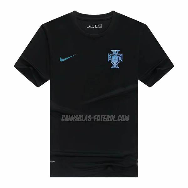 nike camiseta portugal preto 2020-21