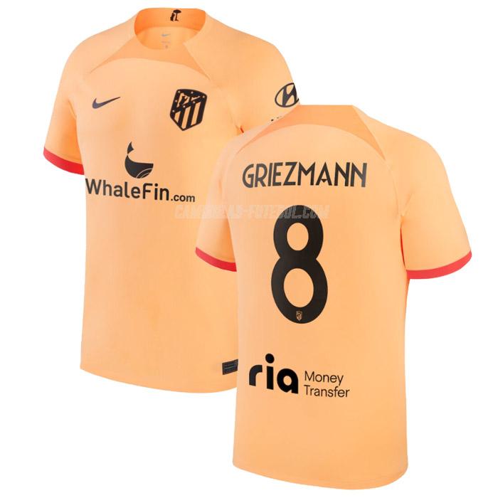 nike camisola atlético de madrid griezmann equipamento alternativo 2022-23