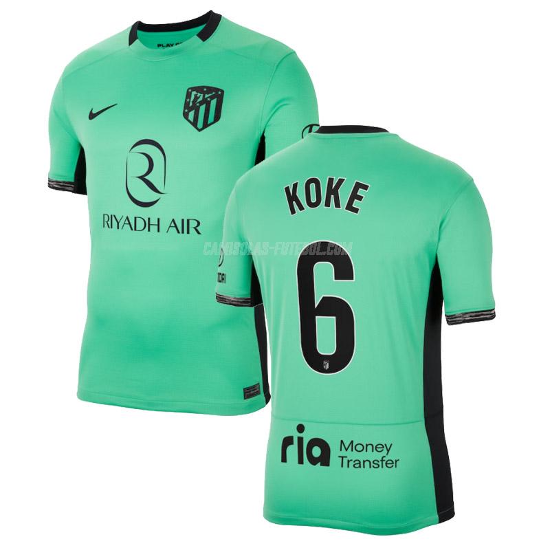 nike camisola atlético de madrid koke equipamento alternativo 2023-24