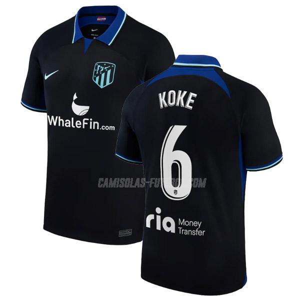 nike camisola atlético de madrid koke equipamento suplente 2022-23