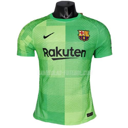 nike camisola barcelona edição player guarda-redes verde 2021-22