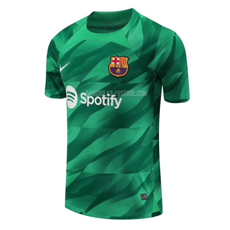 nike camisola barcelona guarda-redes verde 2023-24