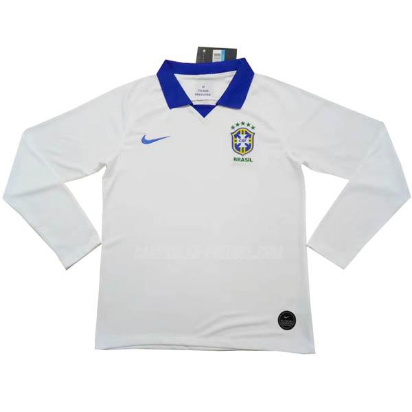 nike camisola brasil manga comprida equipamento suplente 2019-2020