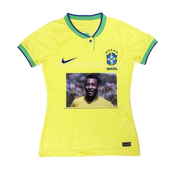 nike camisola brasil mulher comemorar pele amarelo 2023