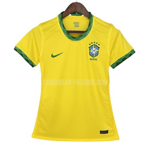 nike camisola brasil mulher equipamento principal 2020-21