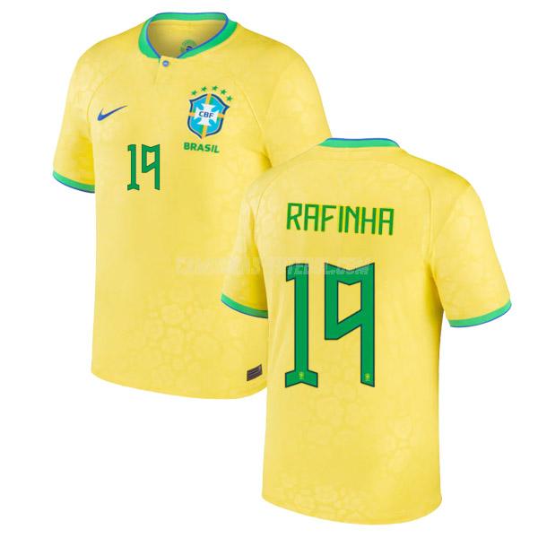nike camisola brasil rafinha copa do mundo equipamento principal 2022