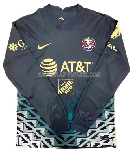 nike camisola club america manga comprida equipamento suplente 2021-22