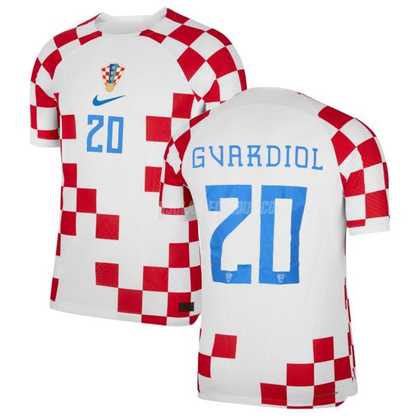 nike camisola croácia gvardiol copa do mundo equipamento principal 2022