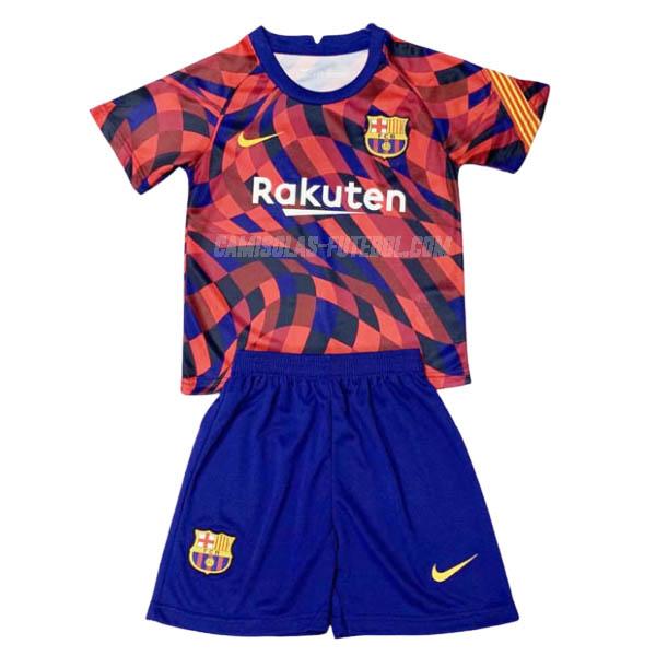 nike camisola fc barcelona crianças pre-match 2020-21