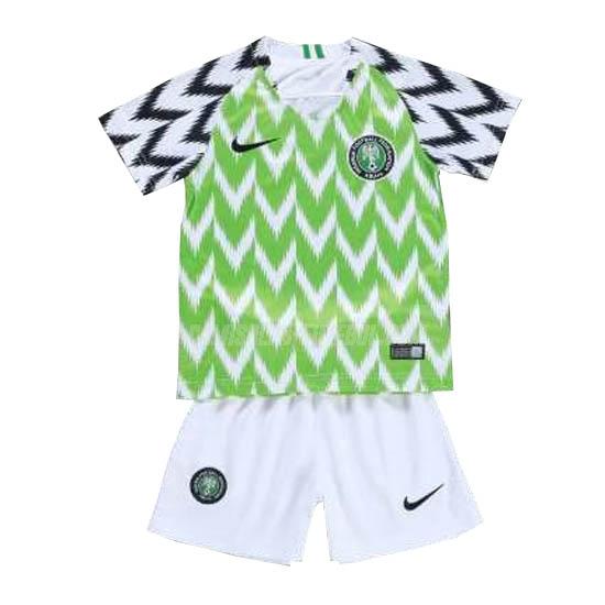 nike camisola nigéria crianças equipamento principal 2018-2019