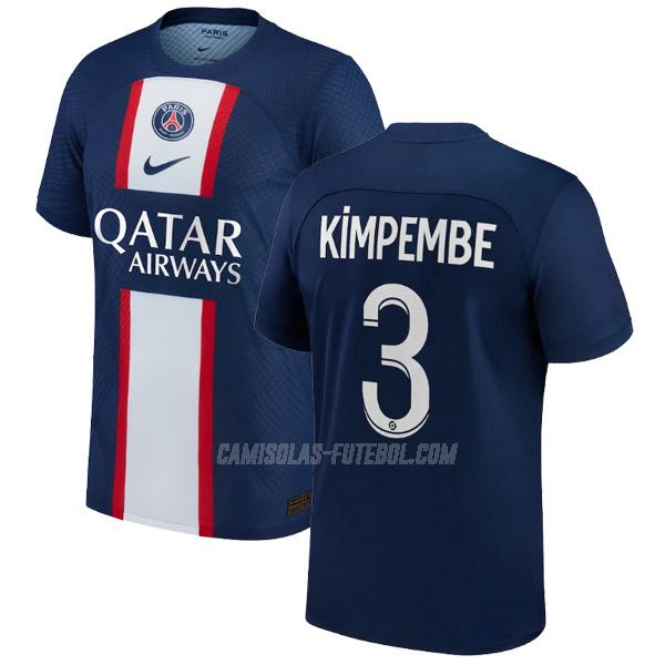nike camisola paris saint germain kimpembe equipamento principal 2022-23