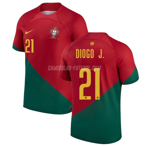 nike camisola portugal diogo jota copa do mundo equipamento principal 2022