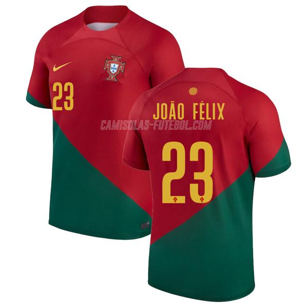 nike camisola portugal joao felix copa do mundo equipamento principal 2022
