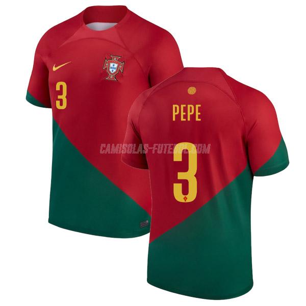nike camisola portugal pepe copa do mundo equipamento principal 2022