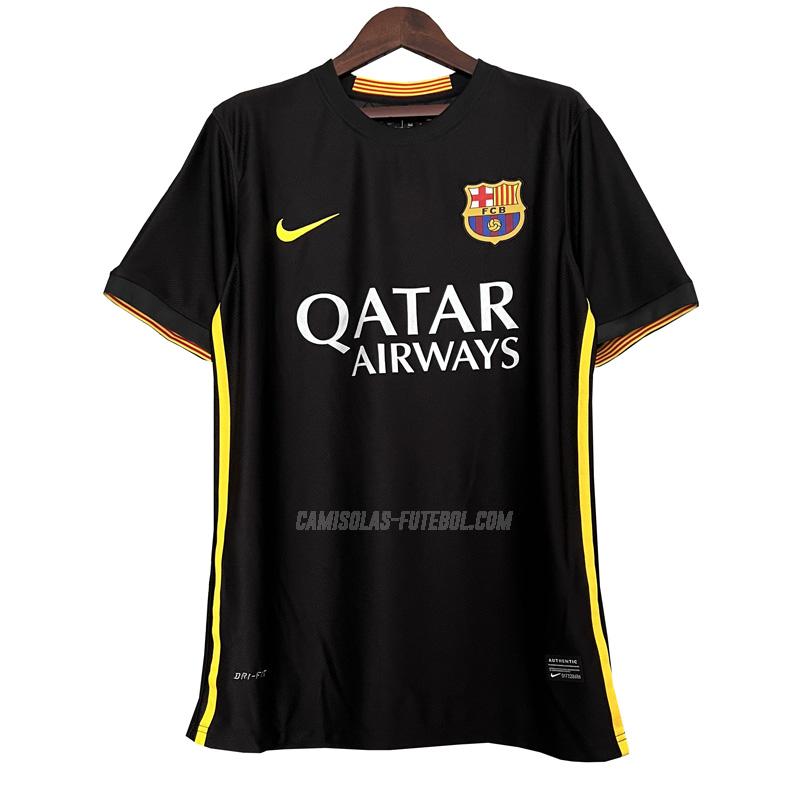 nike camisola retrô barcelona equipamento alternativo 2013-14