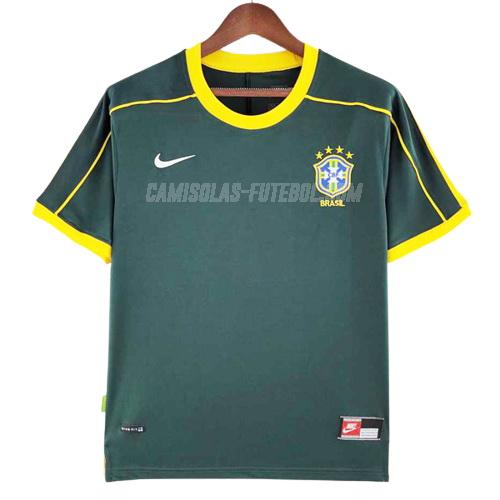 nike camisola retrô brasil equipamento principal 1998