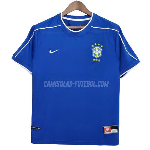 nike camisola retrô brasil equipamento suplente 1998