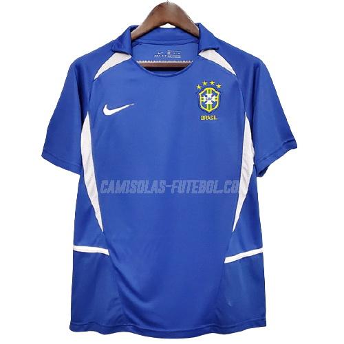 nike camisola retrô brasil equipamento suplente 2002