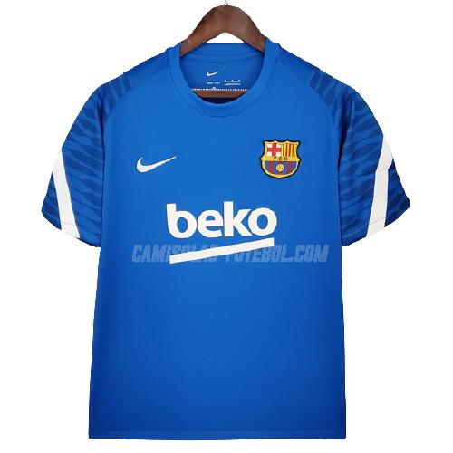 nike camisola training barcelona azul 2021-22