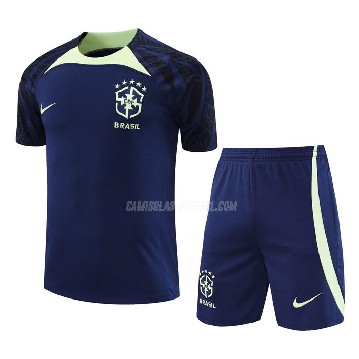 nike camisola training e calças brasil 221221a1 azul 2023