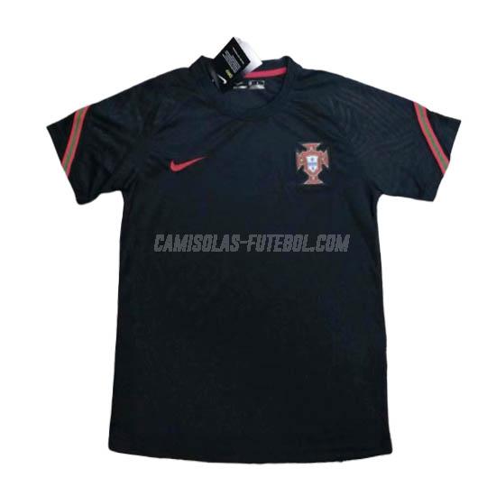 nike camisola training portugal preto 2020-21