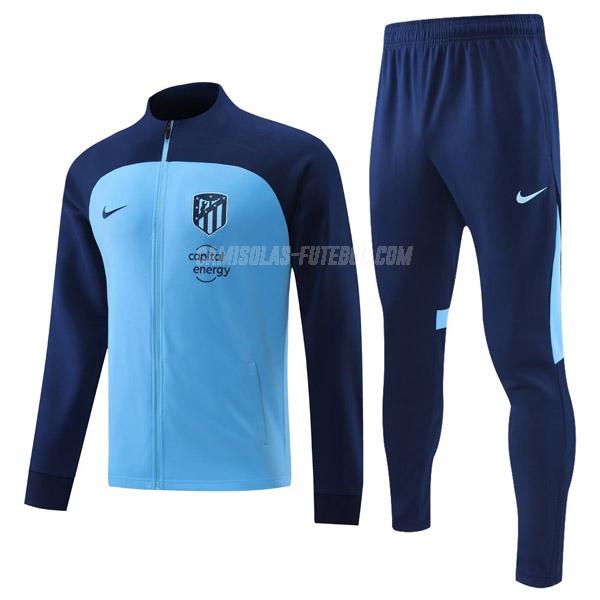 nike casaco atlético de madrid 22830a azul 2022-23