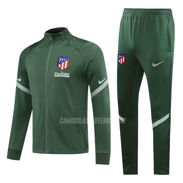 nike casaco atlético de madrid verde 2020-21