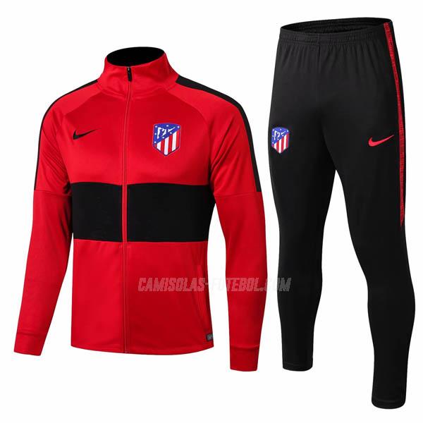 nike casaco atlético de madrid vermelho preto 2019-2020