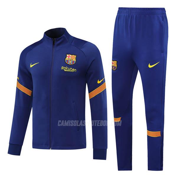 nike casaco barcelona azul 2020-21