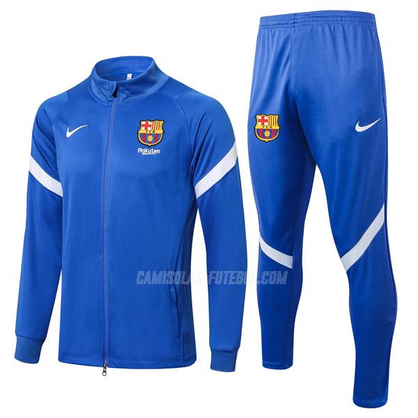 nike casaco barcelona fcb1 azul 2021-22