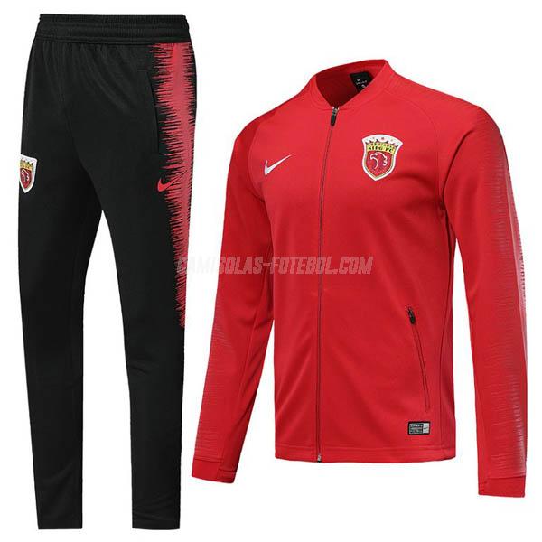 nike casaco shanghai sipg vermelho 2019-2020