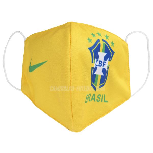 nike máscaras brasil equipamento principal 2020-21