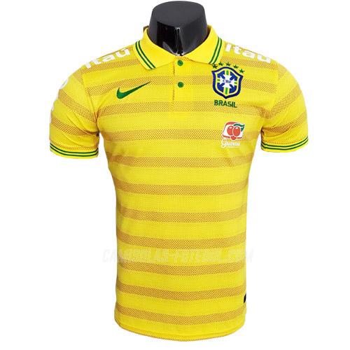 nike pólo brasil amarelo 2022-23