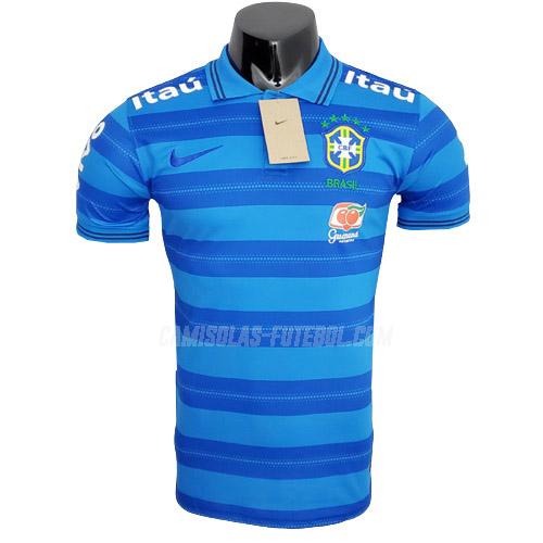 nike pólo brasil azul 2022-23