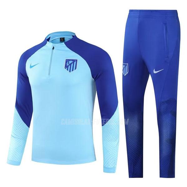 nike sweatshirt atlético de madrid 22117a1 azul 2022-23