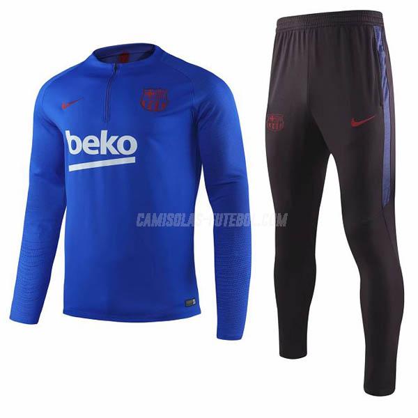 nike sweatshirt barcelona azul 2019-2020