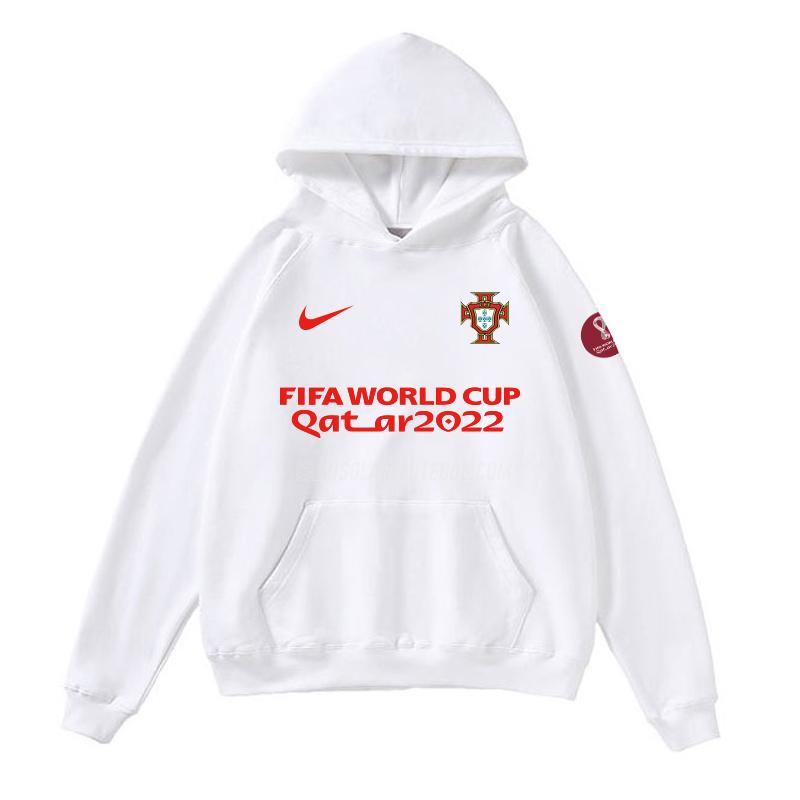 nike sweatshirt com carapuço portugal copa do mundo 221125a1 branco 2022