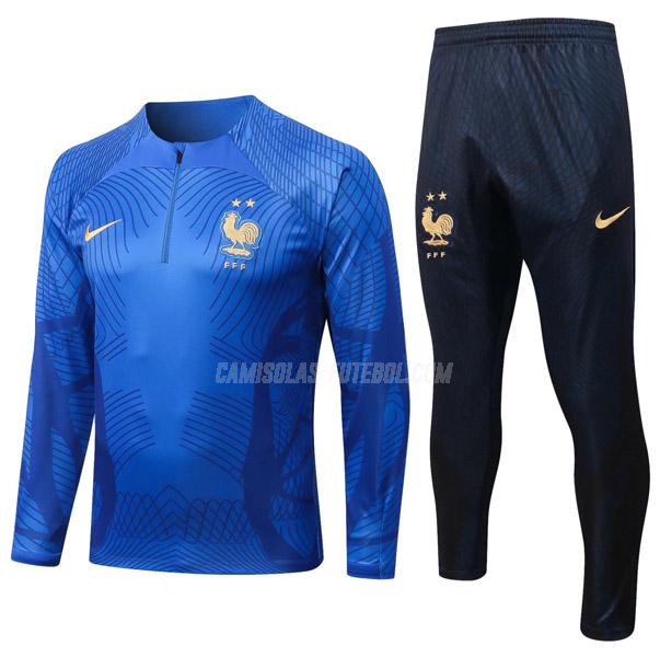 nike sweatshirt frança azul fg1 2022-23