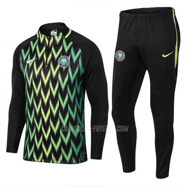 nike sweatshirt nigéria verde preto 2018-2019