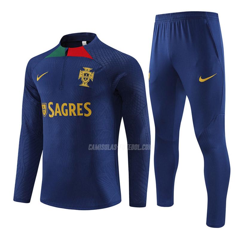 nike sweatshirt portugal 2379a1 azul 2023-24