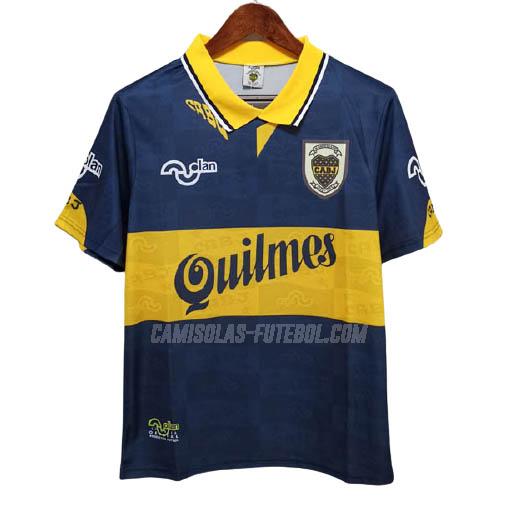 olan camisola retrô boca juniors equipamento principal 1995-96