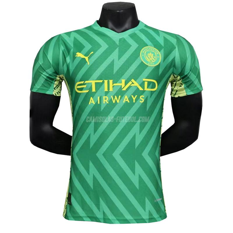puma camisola manchester city guarda-redes edição player verde 2023-24
