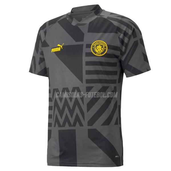 puma camisola manchester city pre-match equipamento suplente 2022-23